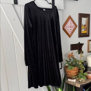 Old Navy Black Long Sleeve Dress